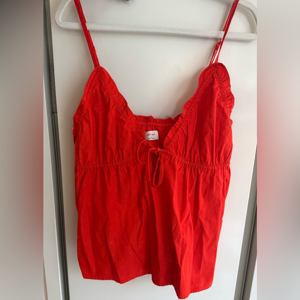 Wilfred Bright Red Tank NWOT